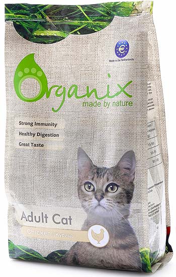 Image organix Сухой корм для кошек с курицей Adult Cat Chicken (7,5 кг)