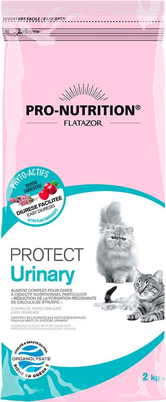 Image flatazor Сухой корм для кошек с проблемами мочевыделительной системы Protect Urinary (2 кг)