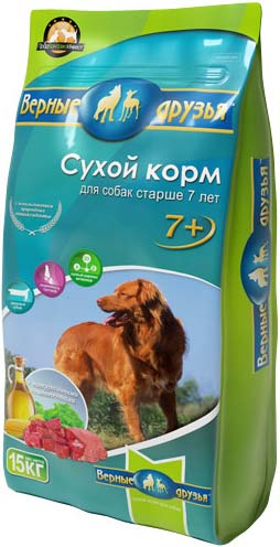 Image barking Heads Сухой корм для собак старше 7 лет с курицей и рисом &quot;Золотые годы&quot; Golden Years (12 кг)