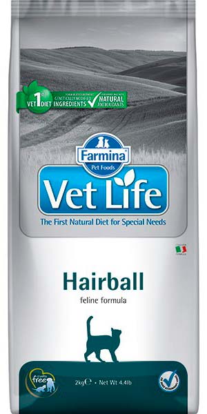 Image farmina Vet Life Сухой корм для кошек против шерстяных комочков Hairball (10 кг)