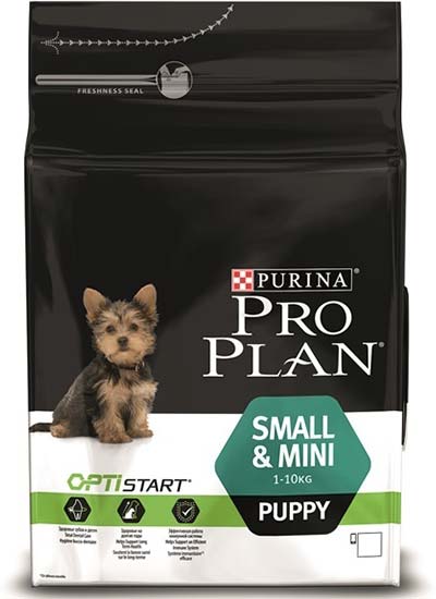 Image purina Pro Plan Сухой корм для щенков мелких и карликовых пород с курицей Puppy Small&Mini Opti Start (7 кг)