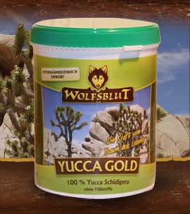 Image wolfsblut Пищевая добавка для собак и кошек с экстрактом Юкки Yucca Gold (500 г)