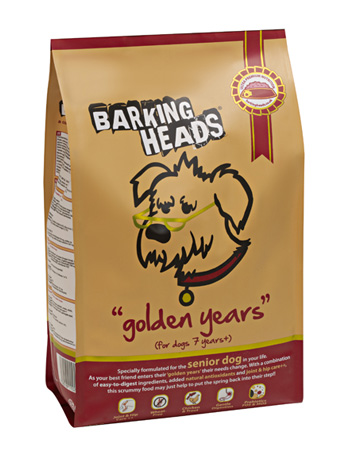 Image barking Heads Сухой корм для собак старше 7 лет с курицей и рисом &quot;Золотые годы&quot; Golden Years (2 кг)