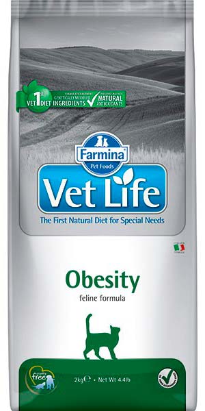 Image farmina Vet Life Сухой корм для кошек при ожирении Obesity (2 кг)