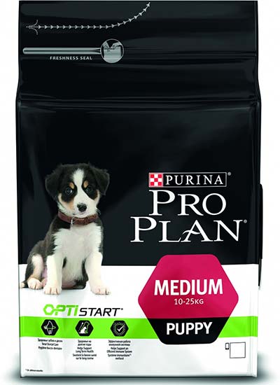 Image purina Pro Plan Сухой корм для щенков средних пород с курицей и рисом Medium Puppy Opti Start (12 кг)