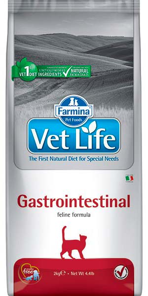 Image farmina Vet Life Сухой корм для кошек при нарушениях пищеварения Gastrointestinal (0,4 кг)