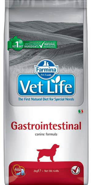 Image farmina Vet Life Сухой корм для собак при нарушениях работы ЖКТ Castrointestinal (2 кг)