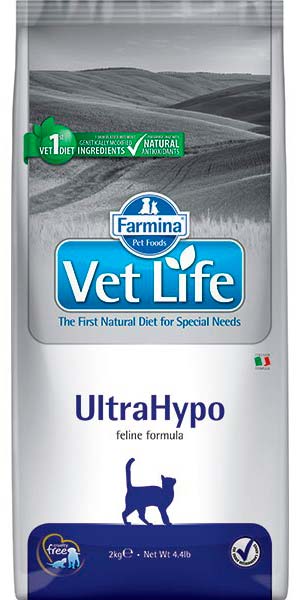 Image farmina Vet Life Сухой корм для кошек при неблагоприятных реакциях на пищу (RAC) UltraНypo (2 кг)