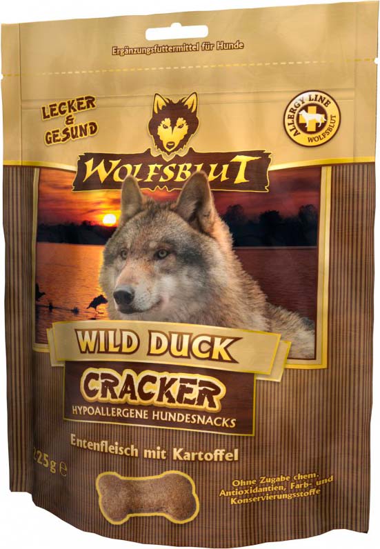 Image wolfsblut Крекеры для собак с уткой и картофелем &quot;Дикая утка&quot; Cracker Wild Duck (225 г)