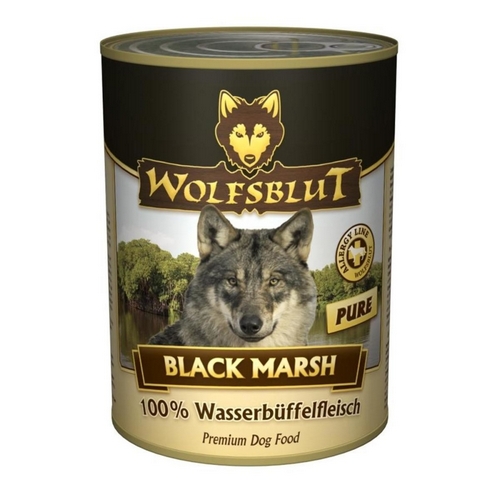 Image wolfsblut Консервы для собак со 100% мясом дикого буйвола &quot;Черное болото&quot; Black Marsh PURE (395 г)