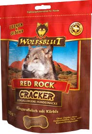 Image wolfsblut Крекеры для собак с мясом кенгуру, тыквой и бататом &quot;Красная скала&quot; Cracker Red Rock (225 г)