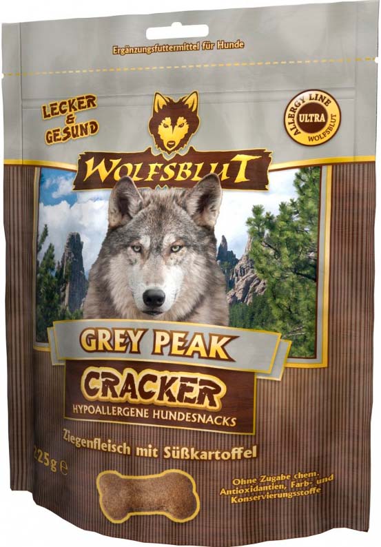 Image wolfsblut Крекеры для собак с мясом бурской козы и бататом &quot;Седая вершина&quot; Cracker Grey Peak (225 г)