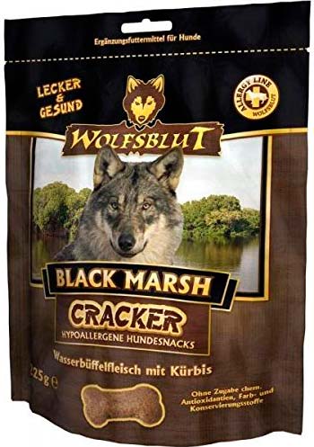 Image wolfsblut Крекеры для собак с мясом буйвола и тыквой &quot;Черное болото&quot; Cracker Black Marsh (225 г)