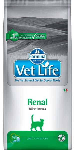 Image farmina Vet Life Сухой корм для кошек при заболеваниях почек Renal (2 кг)