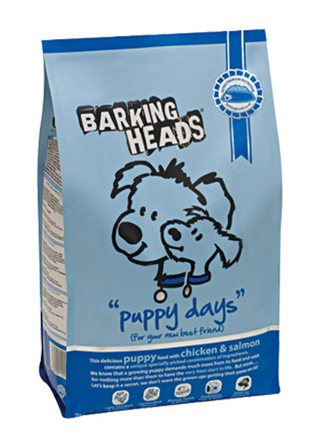 Image barking Heads Сухой корм для щенков с курицей, лососем и рисом &quot;Щенячьи деньки&quot; Puppy Days ( 6 кг)