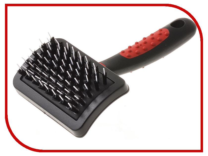 Image расческа для животных JW Grip Soft Slicker Brush Small - Soft Pin JW65011