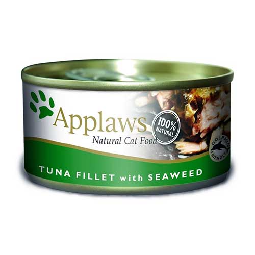 Image applaws Консервы для кошек с филе тунца и морской капустой Cat Tuna Fillet&Seaweed (156 г)