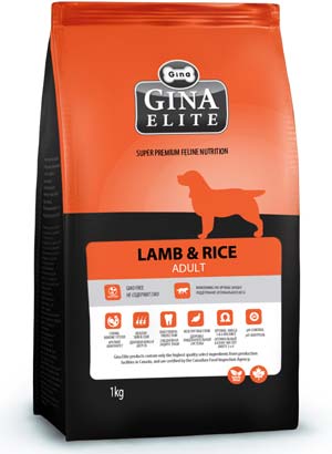 Image gina ELITE Гипоаллергенный сухой корм для собак с ягненком и рисом Lamb&Rice Adult (18 кг)