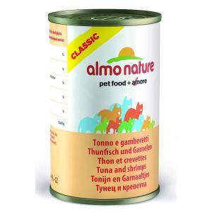 Image almo Nature Classic Adult Cat Tuna&Shrimps - 12 шт х 140 г