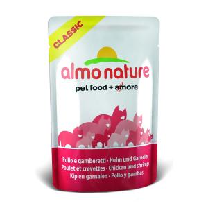 Image almo Nature Classic Nature Adult Cat Chicken & Shrimps 55 г х 24 шт