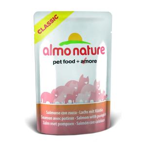 Image almo Nature Classic Nature Adult Cat Salmon & Pumpkin 55 г х 24 шт