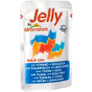 Image almo Nature Classic Nature Jelly Adult Cat Tuna & White Bait 55 г х 24 шт