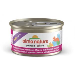 Image almo Nature Daily Menu Adult Cat Mousse Tuna & Salmon 85 г х 24 шт