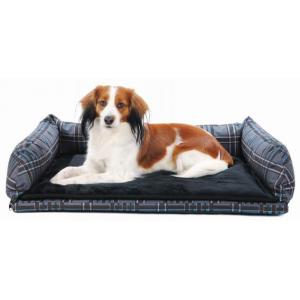 Image midWest лежанка Pet Bed меховая 107х66 см коричневая