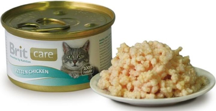 Image brit Care Консервы для котят с курицей Kitten Chicken (80 г)