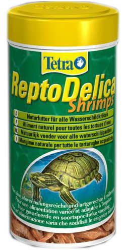 Image tetra Витаминизированный корм для водяных черепах с креветками ReptoMin Delica Shrimps (250 мл)