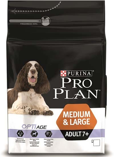 Image purina Pro Plan Сухой корм для пожилых собак средних и крупных пород с курицей Medium&Large Adult 7+ (14 кг)