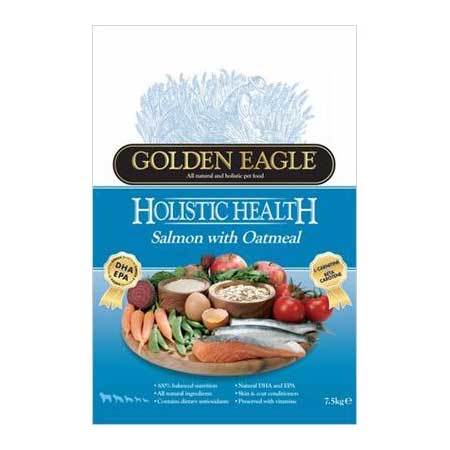 Image golden Eagle Сухой корм для собак с лососем и овсянкой Holistic Salmon with Oatmeal Formula 22/12 (12 кг)