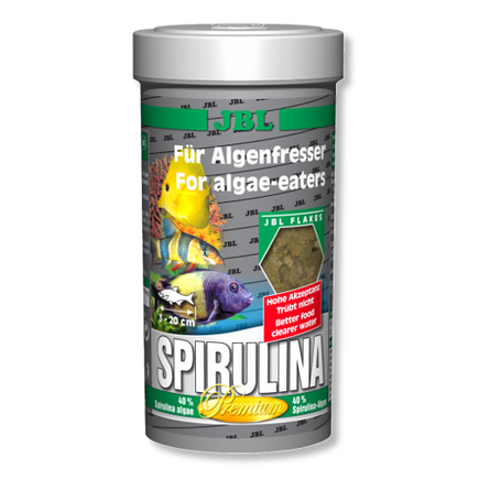 Image JBL Spirulina сухой корм для все видов аквариумных рыб, 15 гр