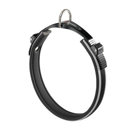 Image collar Поводок одинарный непрошитый, ширина 2 см, длина 122 см, коричневый