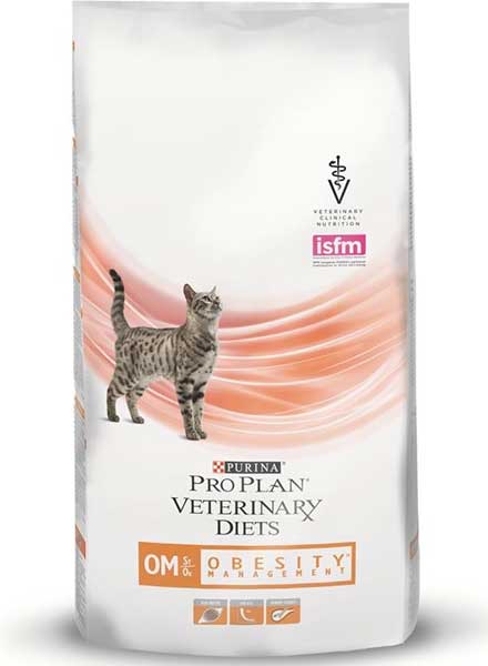 Image purina Veterinary Diets Диетический корм для кошек при ожирении Obesity Management OM (1,5 кг)