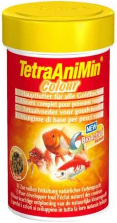 Image tetra Гранулированный корм для золотых рыбок AniMin Goldfish Color (100 мл)