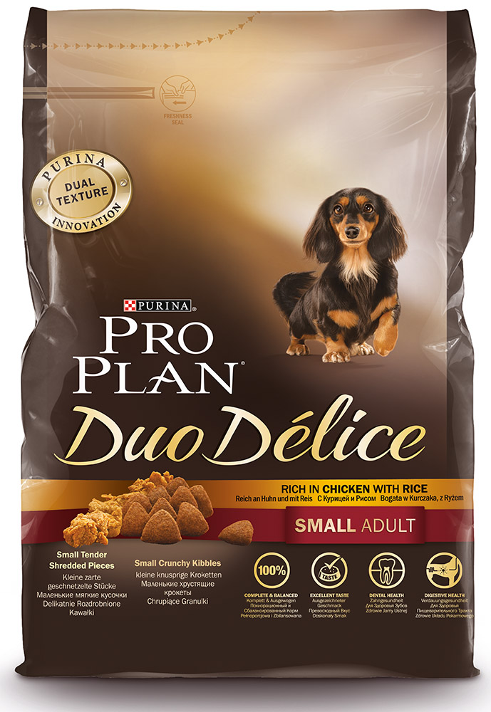 Image сухой корм для собак Purina Pro Plan Duo Delice Mini Adult Canine Chicken&Rice 2,5 кг