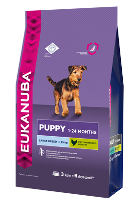 Image сухой корм для собак Eukanuba Puppy & Junior Large Breed 15 кг