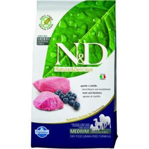 Image farmina N&D Grain-Free Canine Lamb & Blueberry Adult Medium - 12 кг