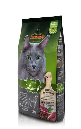 Image сухой корм для кошек Leonardo Adult with Lamb 7,5 кг