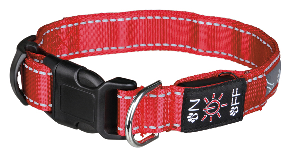 Image collar Dog Extreme Шлейка регулируемая для собак, обхват 60-90 см, ширина 2,5 см, красная