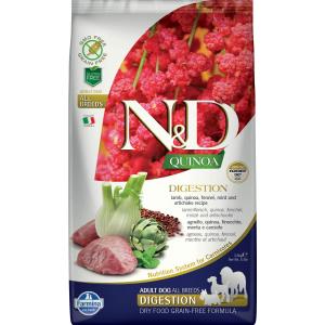 Image farmina N&D Dog Grain Free quinoa digestion lamb корм для собак улучшающий пищеварение с ягненком и киноа 2,5 кг