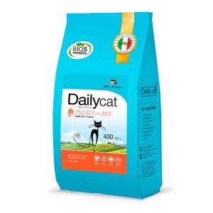 Image dailycat Adult Duck and Oats сухой корм для взрослых кошек с уткой и овсом - 3 кг