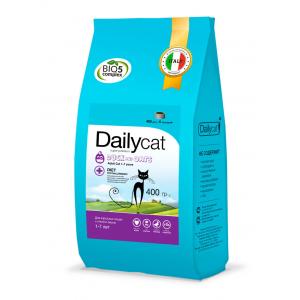 Image dailycat Adult Duck and Oats сухой корм для взрослых кошек с уткой и овсом - 400 г