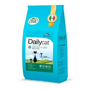 Image dailycat Adult Indoor Turkey для домашних кошек с индейкой - 400 г