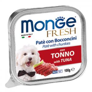 Image monge Dog Fresh консервы для собак тунец 100 гр х 32 шт