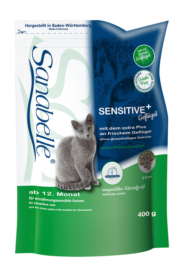 Image сухой корм для кошек Sanabelle Sensitive with Poultry 0,4 кг