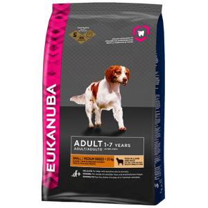 Image eukanuba Adult сухой корм для взрослых собак мелких и средних пород с ягненком - 2,5 кг