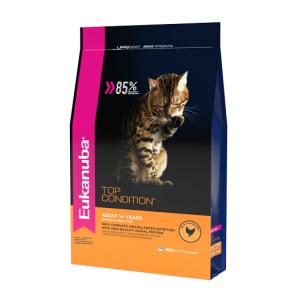 Image eukanuba Cat Adult сухой корм для взрослых кошек с домашней птицей - 400 г