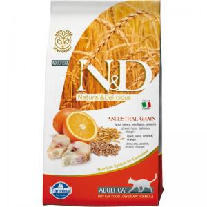 Image farmina N&D Low Grain Cat Codfish & Orange Adult - 1,5 кг